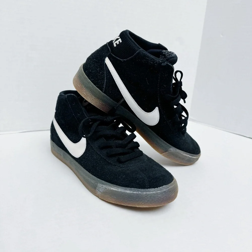 Nike SB - Black Suede Bruin Mid Shoes